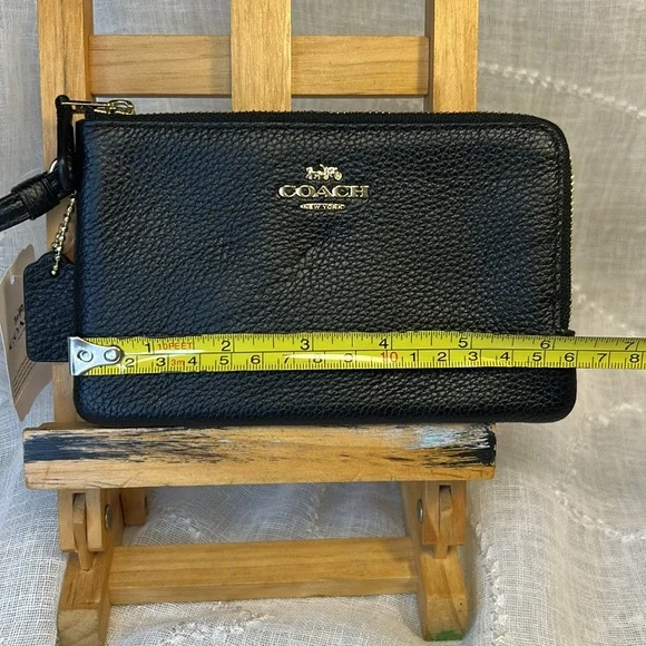 NWT Coach leather double wallet wristlet - Picture 3 of 15
